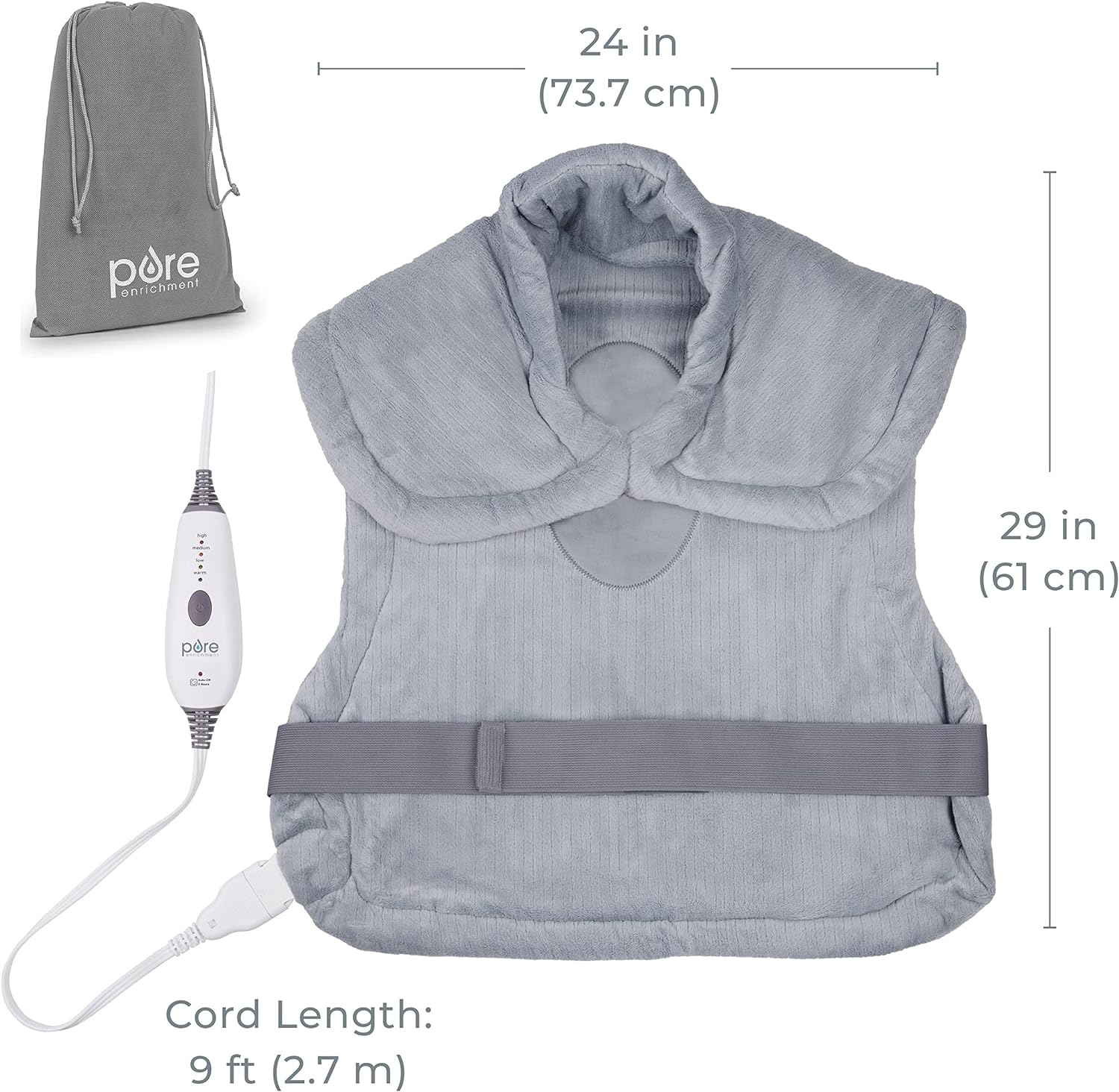 Heating Pad Comparison: Geniani, Sunbeam, Comfier, Pure Enrichment, Weighted Heating Pad