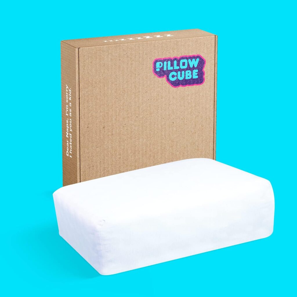 Pillow Cube Side Cube Pro - Most Popular (5”) Bed Pillows for Sleeping on Your Side, Cooling Memory Foam Pillow Support Head  Neck for Pain Relief - King, Queen, Twin 24x12x5